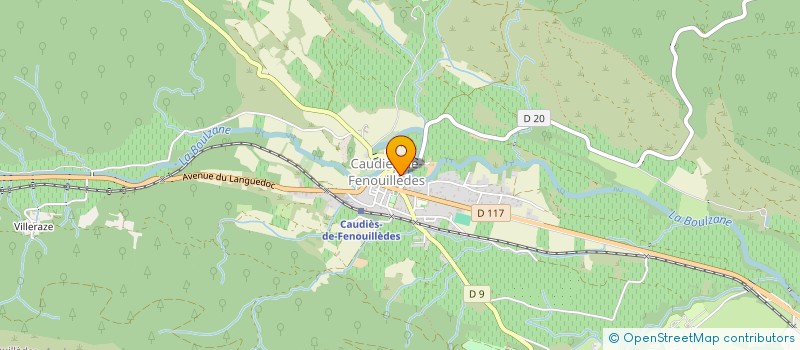 localisation de l'entreprise MONSIEUR JANUSZ KOSTKA  CAUDIES-DE-FENOUILLEDES