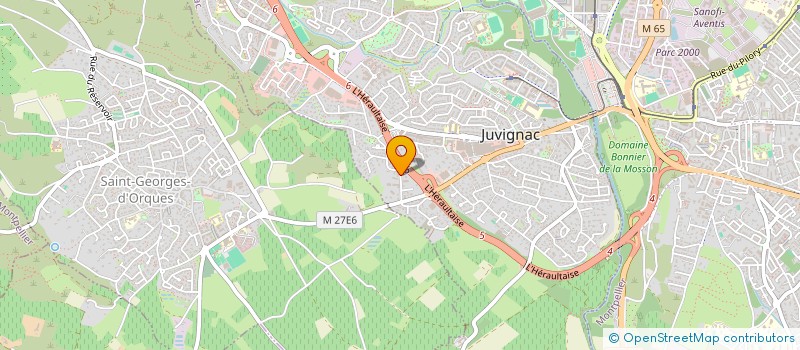 localisation de l'entreprise MONSIEUR JANUSZ PAPROCKI  JUVIGNAC