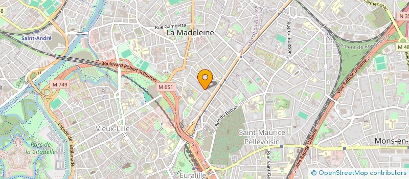 localisation de l'entreprise MONSIEUR JANUSZ STEGA à LA MADELEINE