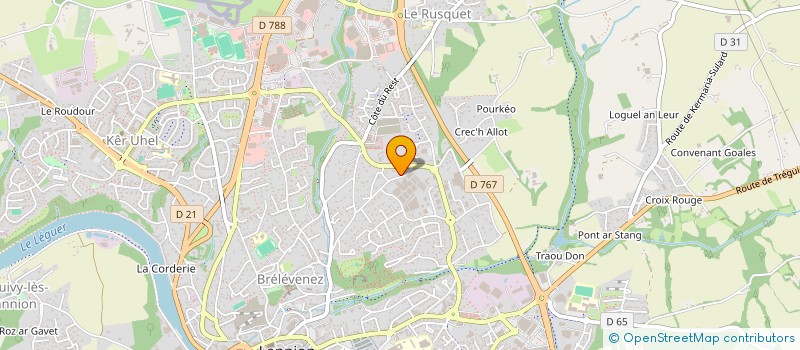 localisation de l'entreprise MONSIEUR JANUSZU RAJSKIS  LANNION