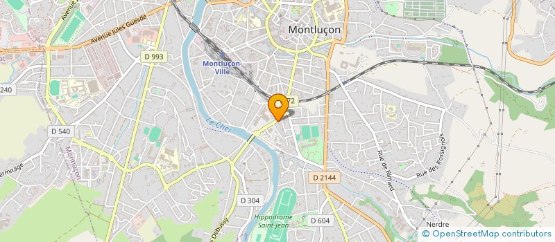 localisation de l'entreprise MONSIEUR JANUZ DEMAJLI  MONTLUCON