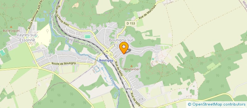 localisation de l'entreprise MONSIEUR JANVIER FANSI  BOUTIGNY-SUR-ESSONNE