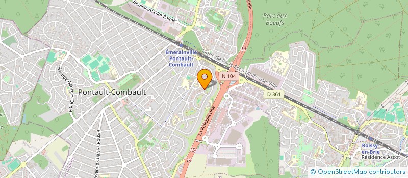 localisation de l'entreprise MONSIEUR JANVIER SAKAM  EVRY-COURCOURONNES