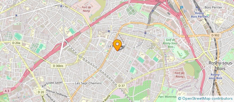 localisation de l'entreprise MONSIEUR JANY BASSEY à MONTREUIL