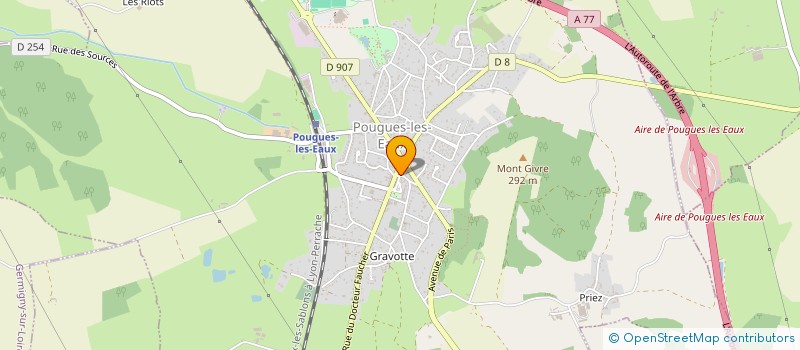 localisation de l'entreprise MONSIEUR JANY BONNEAU à POUGUES-LES-EAUX