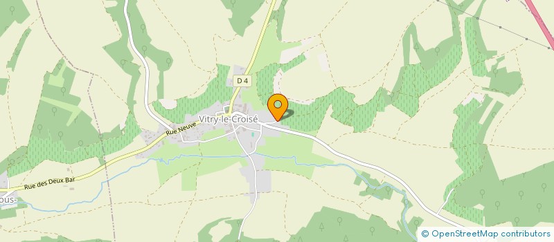 localisation de l'entreprise MONSIEUR JANY CHAUDEY  VITRY-LE-CROISE