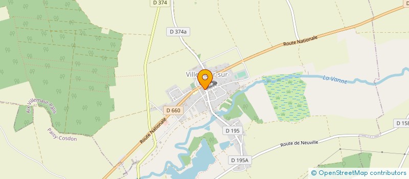 localisation de l'entreprise MONSIEUR JANY CHEVALLIER  AIX-VILLEMAUR-PALIS