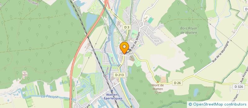 localisation de l'entreprise MONSIEUR JANY HUBE  WATTEN