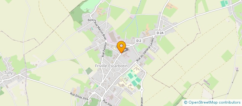 localisation de l'entreprise MONSIEUR JANY JACQUES  FRIVILLE-ESCARBOTIN