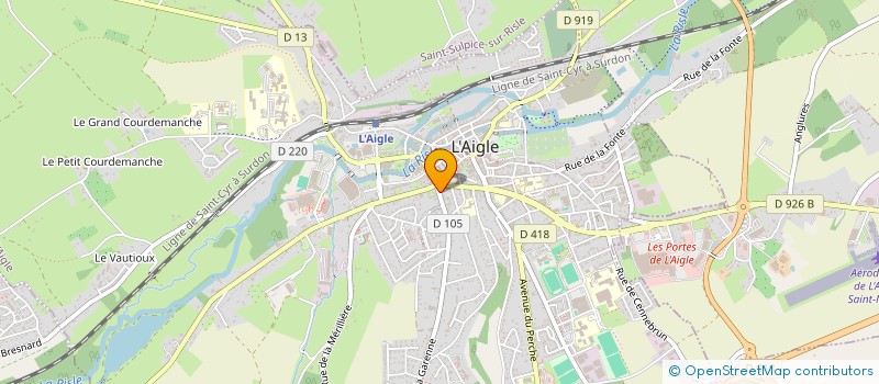 localisation de l'entreprise MONSIEUR JANY MICHELET à L'AIGLE
