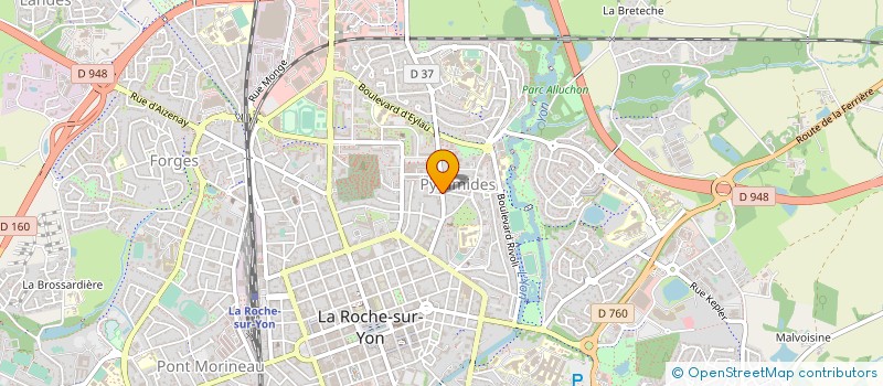 localisation de l'entreprise MONSIEUR JANY RATOUIT à LA ROCHE-SUR-YON