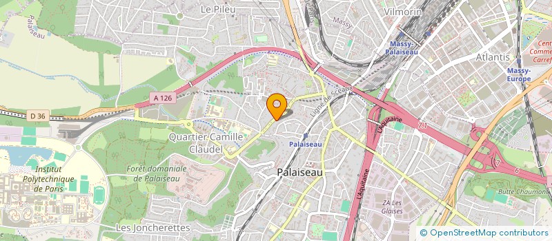 localisation de l'entreprise MONSIEUR JANY SEIGNE  PALAISEAU