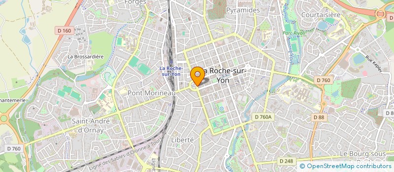 localisation de l'entreprise MONSIEUR JANZIB ORYAKHIL  LA ROCHE-SUR-YON