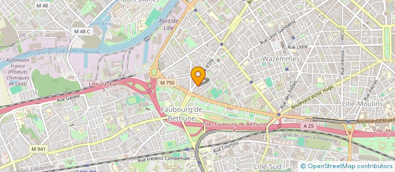 localisation de l'entreprise MONSIEUR JAO RAVALOSON à LILLE