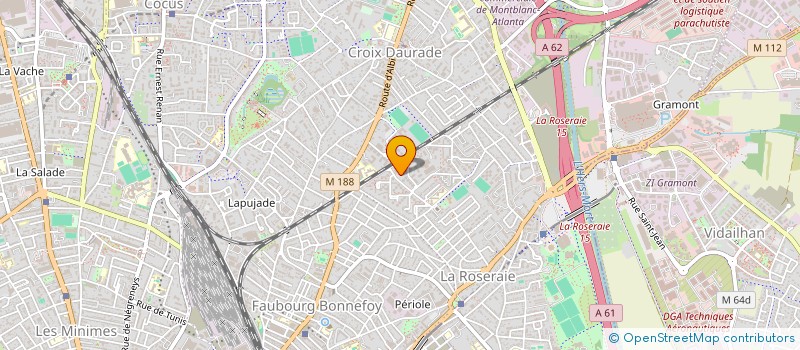 localisation de l'entreprise MONSIEUR JAOUAD ABDESSAMAD  TOULOUSE