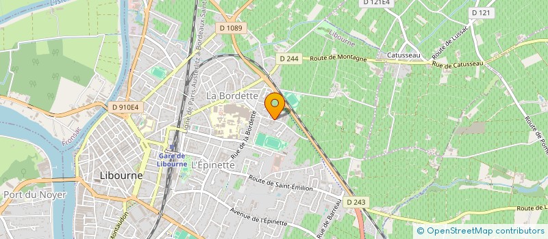 localisation de l'entreprise MONSIEUR JAOUAD ABITE  LIBOURNE