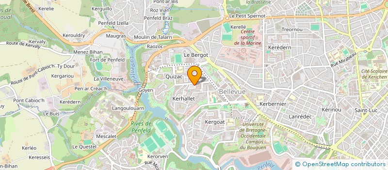 localisation de l'entreprise MONSIEUR JAOUAD AMRAOUI à BREST