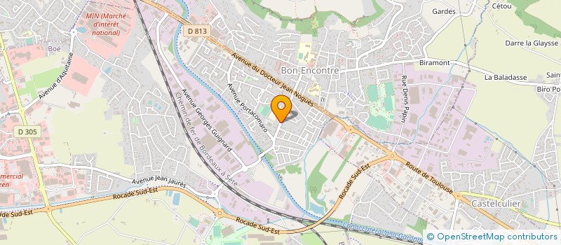 localisation de l'entreprise MONSIEUR JAOUAD BAHRIR  BOE