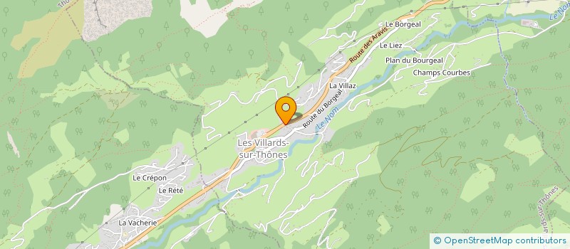 localisation de l'entreprise MONSIEUR JAOUAD BAKKALI  LES VILLARDS-SUR-THONES