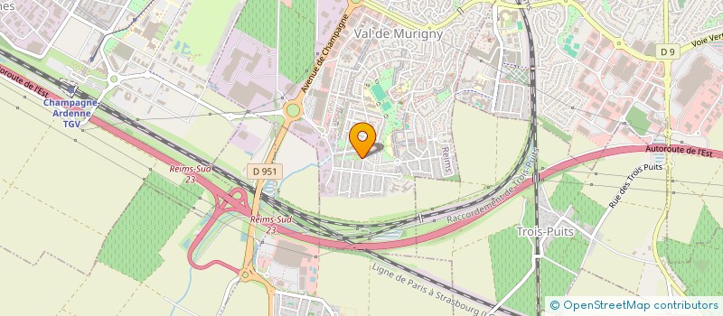 localisation de l'entreprise MONSIEUR JAOUAD BELATTAR  REIMS