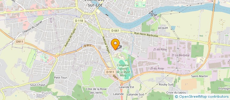 localisation de l'entreprise MONSIEUR JAOUAD BELBAKKAL  VILLENEUVE-SUR-LOT