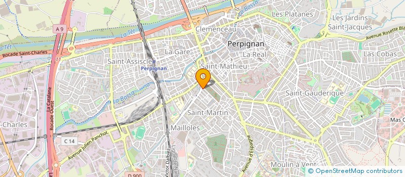 localisation de l'entreprise MONSIEUR JAOUAD BELMAKKI  PERPIGNAN