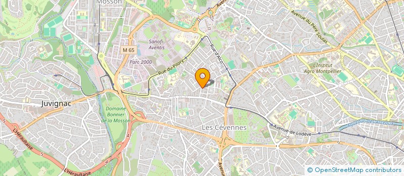 localisation de l'entreprise MONSIEUR JAOUAD BEN ALI à MONTPELLIER