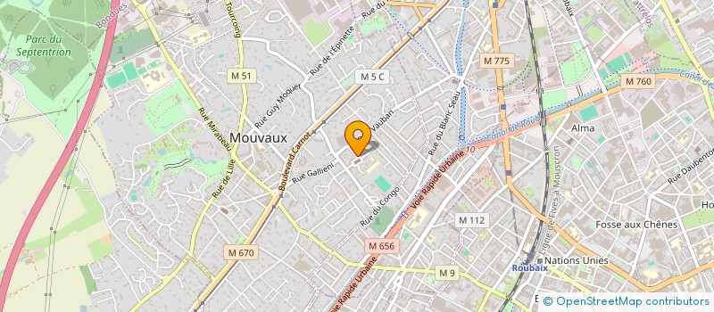 localisation de l'entreprise MONSIEUR JAOUAD BENTAHAR  MOUVAUX