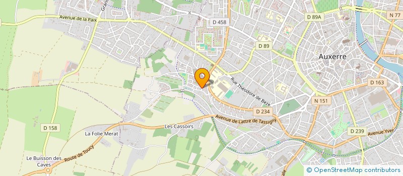localisation de l'entreprise MONSIEUR JAOUAD BIZITA à AUXERRE