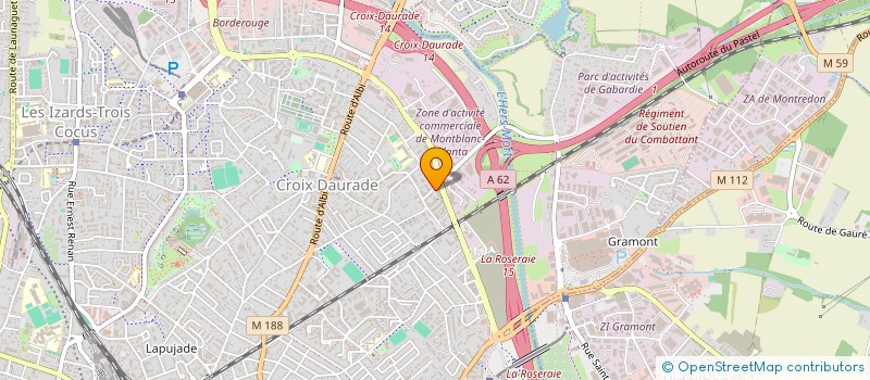 localisation de l'entreprise MONSIEUR JAOUAD BOUDRA  TOULOUSE