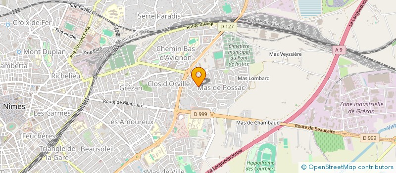 localisation de l'entreprise MONSIEUR JAOUAD BOURAADA  NIMES