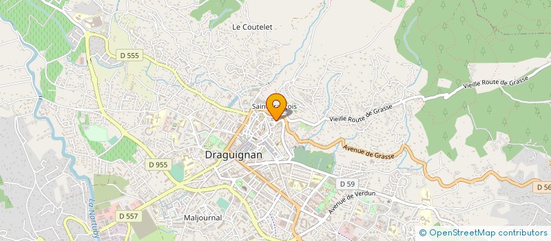 localisation de l'entreprise MONSIEUR JAOUAD BOUSLILIH  DRAGUIGNAN