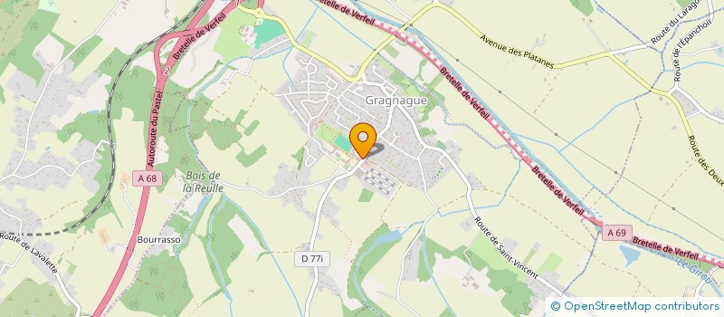 localisation de l'entreprise MONSIEUR JAOUAD BOUTAHCHICHA  GRAGNAGUE