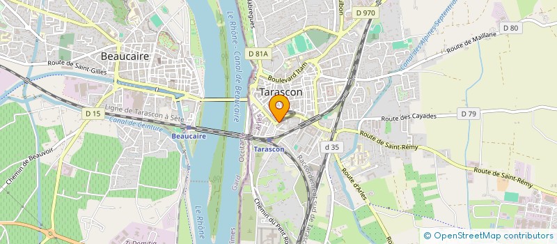 localisation de l'entreprise MONSIEUR JAOUAD CHERRAD  TARASCON