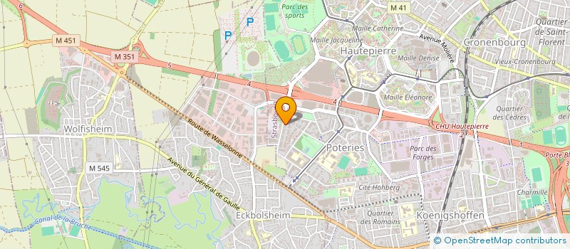 localisation de l'entreprise MONSIEUR JAOUAD ECH-CHABEL à STRASBOURG