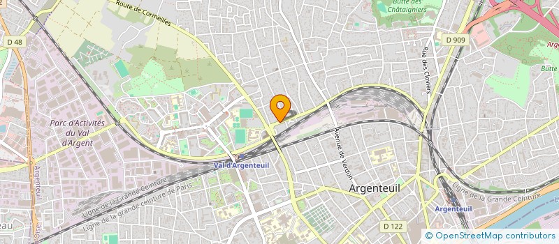 localisation de l'entreprise MONSIEUR JAOUAD EL AISSAOUI  ARGENTEUIL