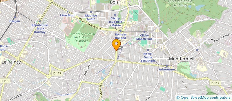 localisation de l'entreprise MONSIEUR JAOUAD EL-ALAMI à CLICHY-SOUS-BOIS