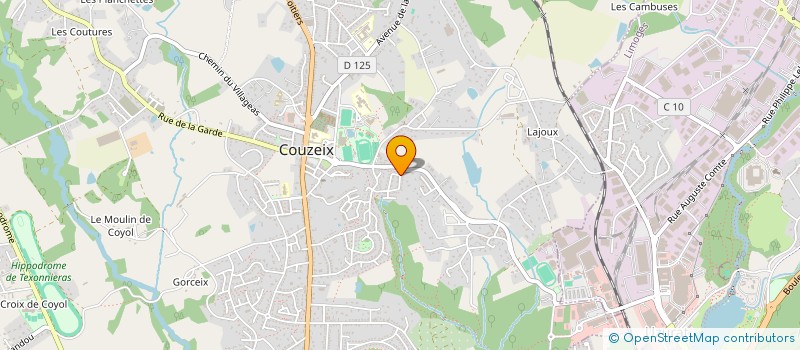 localisation de l'entreprise MONSIEUR JAOUAD EL ASRI à COUZEIX