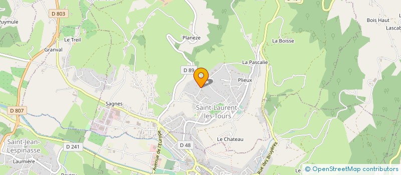 localisation de l'entreprise MONSIEUR JAOUAD EL BOUMESHOULI  SAINT-LAURENT-LES-TOURS