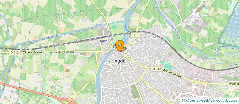 localisation de l'entreprise MONSIEUR JAOUAD EL JAIDI  AGDE