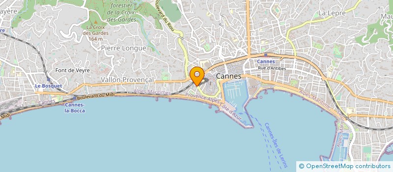 localisation de l'entreprise MONSIEUR JAOUAD EL MOKRIFI  CANNES
