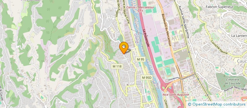 localisation de l'entreprise MONSIEUR JAOUAD ELAYAT  SAINT-LAURENT-DU-VAR