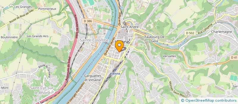 localisation de l'entreprise MONSIEUR JAOUAD ES SABOUNI à VIENNE