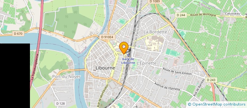 localisation de l'entreprise MONSIEUR JAOUAD ES SABOUNI  LIBOURNE