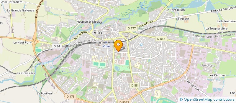 localisation de l'entreprise MONSIEUR JAOUAD FIKRY à VITRE