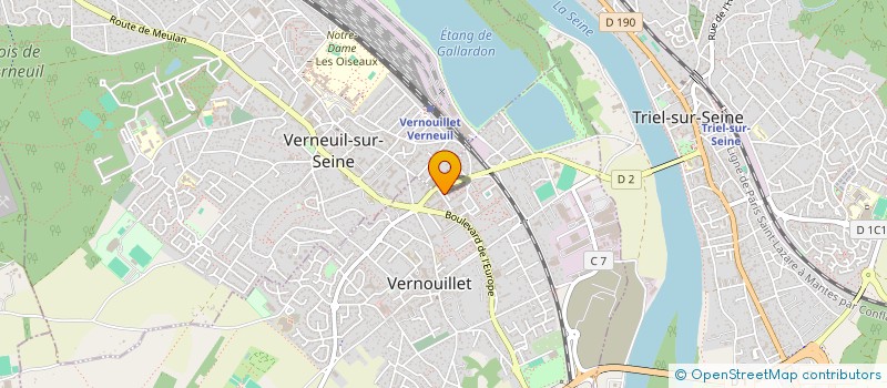 localisation de l'entreprise MONSIEUR JAOUAD GAMMOUDI à VERNOUILLET