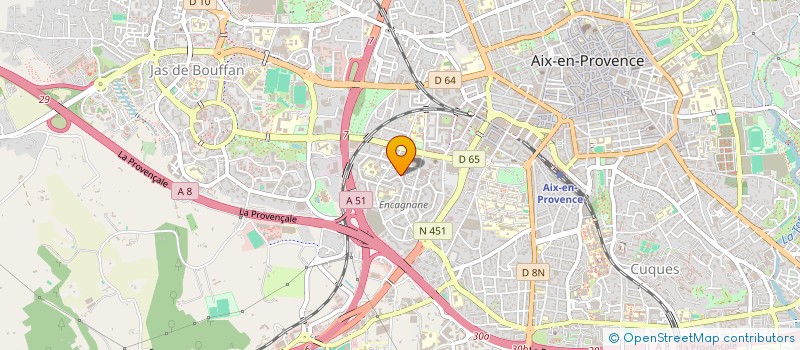 localisation de l'entreprise MONSIEUR JAOUAD HICHOUR  AIX-EN-PROVENCE