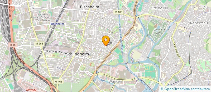 localisation de l'entreprise MONSIEUR JAOUAD ID-AISSA  SCHILTIGHEIM