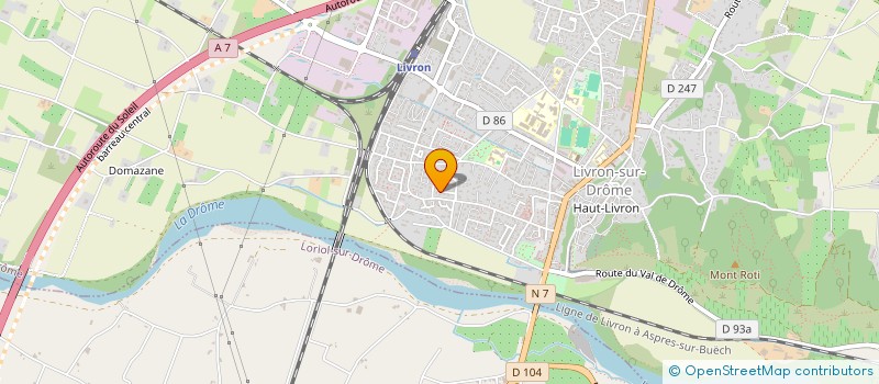 localisation de l'entreprise MONSIEUR JAOUAD JMILI  LIVRON-SUR-DROME