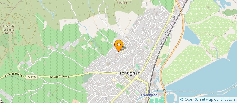 localisation de l'entreprise MONSIEUR JAOUAD KAOUI à FRONTIGNAN